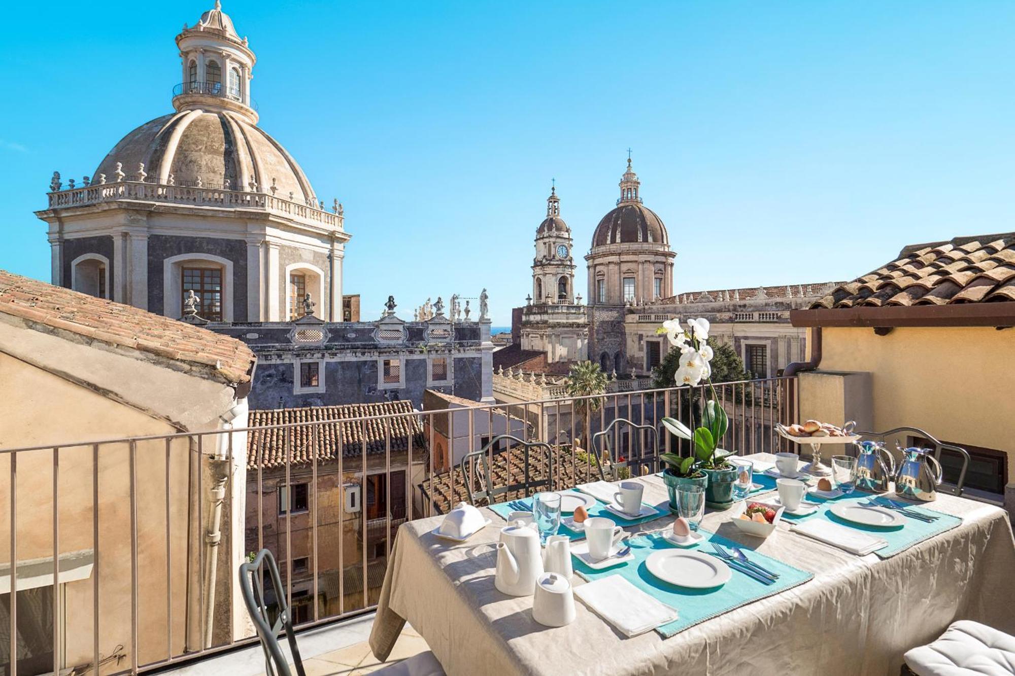 شقة Penthouse Duomo كاتانيا المظهر الخارجي الصورة